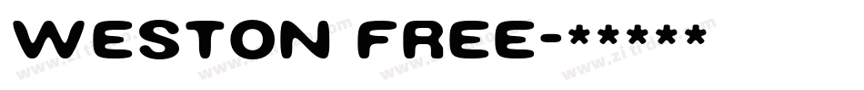 Weston Free字体转换